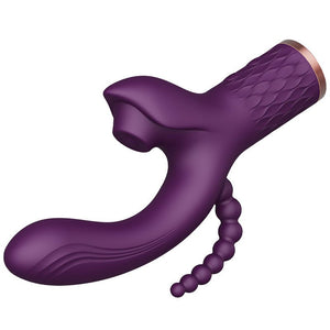 Vibrador Conejo para Punto G Triple con Estimulador de Clítoris, Perineo y Ano | WaWa DiiP Secret - DiiP Secret Sex Shop Ecuador