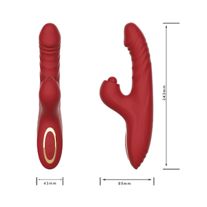 Vibrador de Empuje para Mujer, Vibrador Punto G con golpeteo del clítoris, Múltiples funciones 3 en 1 | Colibrí DiiP Secret - DiiP Secret Sex Shop Ecuador