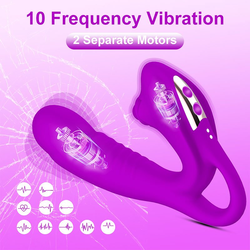 Vibrador Punto G Ergonómico con Estimulación Externa del Clítoris Puntual | Gongbao DiiP Secret - DiiP Secret Sex Shop Ecuador