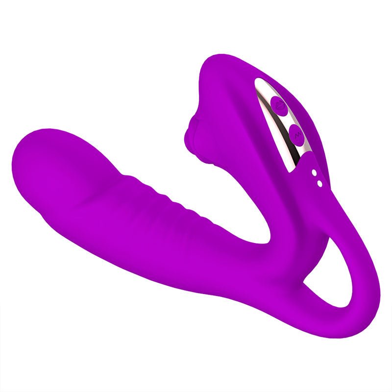 Vibrador Punto G Ergonómico con Estimulación Externa del Clítoris Puntual | Gongbao DiiP Secret - DiiP Secret Sex Shop Ecuador