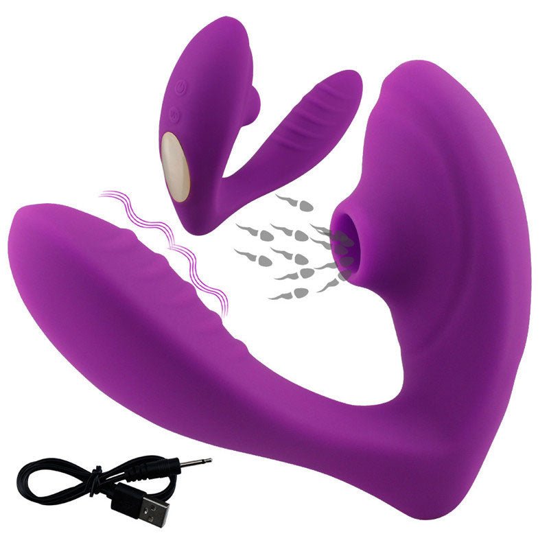 Vibrador Punto G & Succionador de Clítoris - Julieta DiiP Secret - DiiP Secret Sex Shop Ecuador