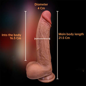 Vibrador Realista de Silicona con Empuje y App | Nevan DiiP Secret - DiiP Secret Sex Shop Ecuador