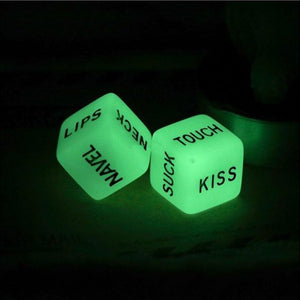 2 Dados Eróticos | Glow in the Dark Sexy Dice | DiiP Secret DiiP Secret - DiiP Secret Sex Shop Ecuador