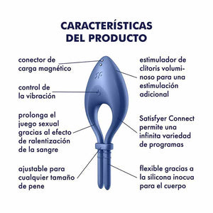 Satisfyer Bullseye | Anillo Vibrador Satisfyer - DiiP Secret Sex Shop Ecuador