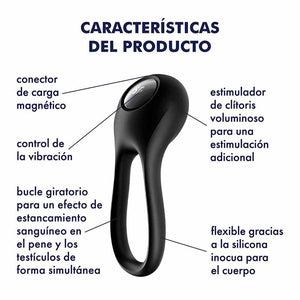 ANILLO VIBRADOR | MAJESTIC DUO | SATISFYER-Satisfyer-anillo vibrador-DiiP Secret Sex Shop Ecuador-3820