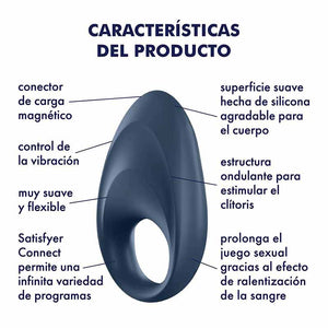 Satisfyer Might One con Bluetooth y Aplicación | Anillo Vibrador Satisfyer - DiiP Secret Sex Shop Ecuador