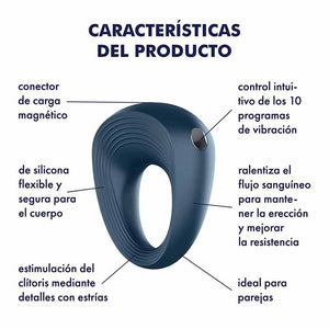 Satisfyer Power Ring | Anillo Vibrador Satisfyer - DiiP Secret Sex Shop Ecuador