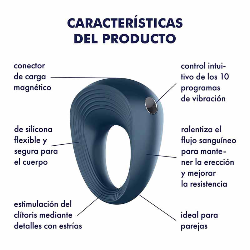ANILLO VIBRADOR | POWER RING | SATISFYER-Satisfyer-anillo vibrador-DiiP Secret Sex Shop Ecuador-4183