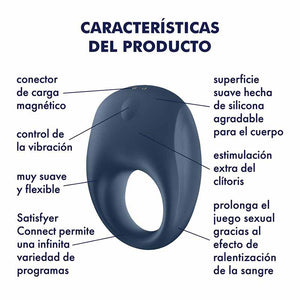 Satisfyer Strong One con Bluethooth y Aplicación | Anillo Vibrador Satisfyer - DiiP Secret Sex Shop Ecuador