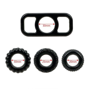 Anillos Retardantes Para Erección | Set De 4 Anillos | Tire DiiP Secret - DiiP Secret Sex Shop Ecuador