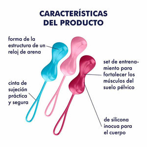 Satisfyer Power Balls | Set de 3 | Bolas Chinas Satisfyer - DiiP Secret Sex Shop Ecuador