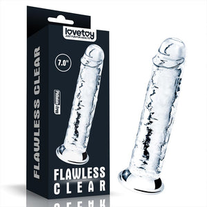 CONSOLADOR REALISTA | FLAWLESS TRANSPARENTE 18cm | LOVETOY Lovetoy - DiiP Secret Sex Shop Ecuador