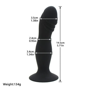 DILDO ANAL | curvado de Silicona | BACKUP | DiiP Secret-DiiP Secret-bolas anales-DiiP Secret Sex Shop Ecuador-YM-GTGS-negro