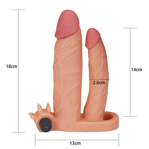 FUNDA PARA EL PENE DOBLE CON VIBRACIÓN | XTENDER 2.5cm MILAN | LOVETOY Lovetoy - DiiP Secret Sex Shop Ecuador