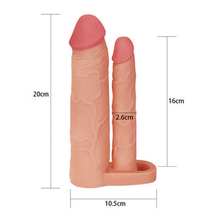 FUNDA PARA EL PENE DOBLE | XTENDER 5cm DALAS | LOVETOY Lovetoy - DiiP Secret Sex Shop Ecuador
