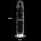 Consolador Realista Flawless 18cm Transparente sex shop ecuador