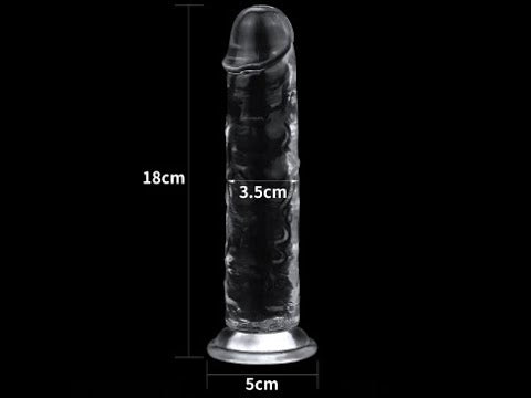Consolador Realista Flawless 18cm Transparente sex shop ecuador