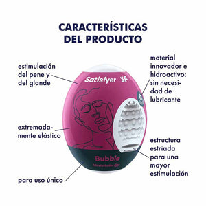 Satisfyer Bubble | Huevo Masturbador Satisfyer - DiiP Secret Sex Shop Ecuador
