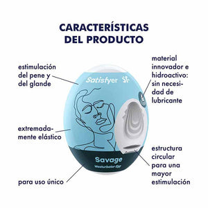 Satisfyer Savage | Huevo Masturbador Satisfyer - DiiP Secret Sex Shop Ecuador