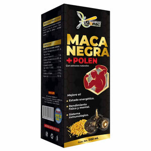 MACA NEGRA+POLEN | Jarabe 500ml | LABMAC-LabMac--DiiP Secret Sex Shop Ecuador-JAR-0116