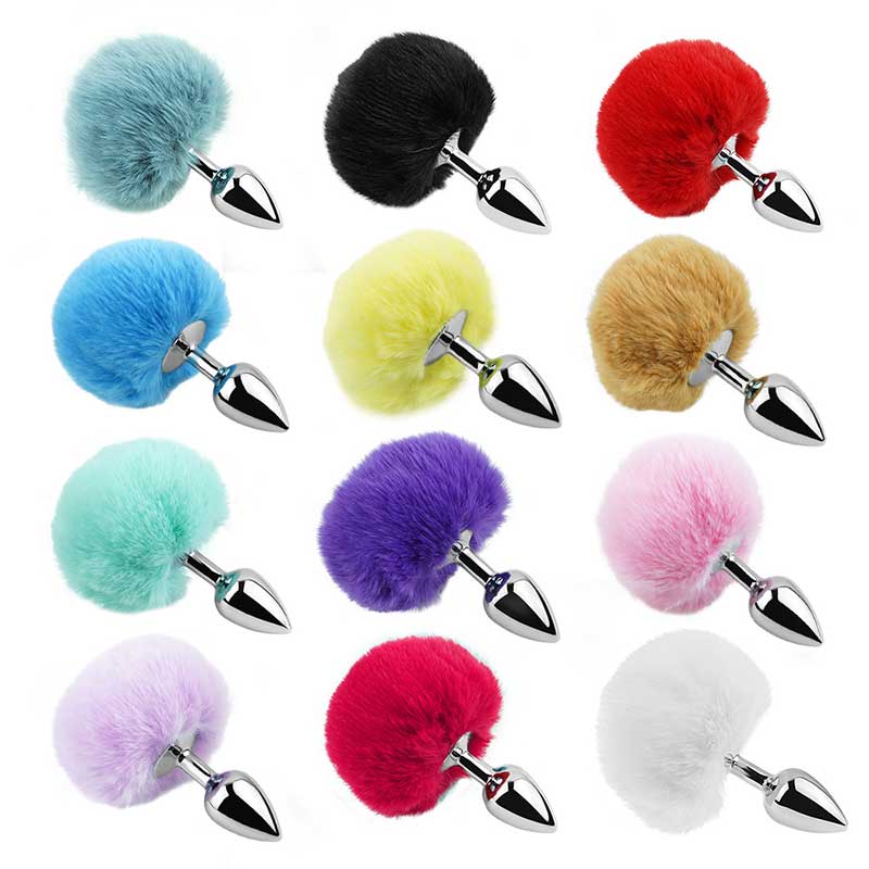 Plug Anal con Cola de Conejo PomPon »diipsecret