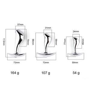 PLUG ANAL DE METAL CURVADO | GRAND P - SPOT | DIIPSECRET DiiP Secret - DiiP Secret Sex Shop Ecuador