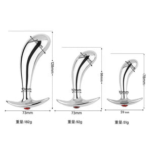 PLUG ANAL DE METAL CURVADO | PETITE P - SPOT | DIIPSECRET DiiP Secret - DiiP Secret Sex Shop Ecuador