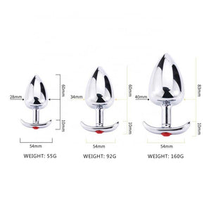 PLUG ANAL DE METAL | MINI CRISTAL EN LA BASE | DIIPSECRET DiiP Secret - DiiP Secret Sex Shop Ecuador