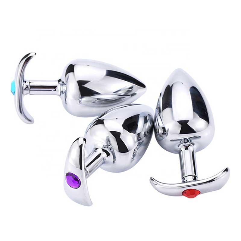 Plug Anal de Metal con Cristal diipsecret Plug Anal de Metal con Cristal diipsecret