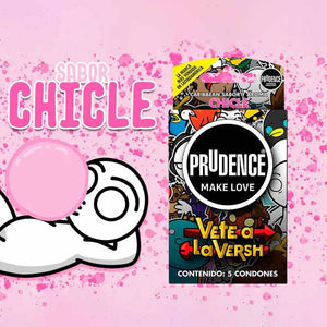 Preservativo | Sabor a Chicle | Prudence Chicle Prudence - DiiP Secret Sex Shop Ecuador