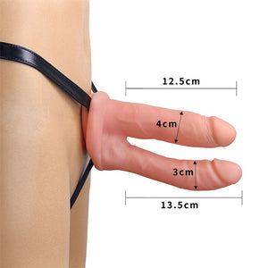 STRAP - ON CON HUECO PARA DOBLE PENETRACIÓN | UNISEX HOLLOW 14cm | LOVETOY Lovetoy - DiiP Secret Sex Shop Ecuador