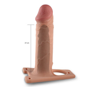 STRAP - ON DE SILICONA CON HUECO | INGEN HOLLOW 21cm | LOVETOY Lovetoy - DiiP Secret Sex Shop Ecuador
