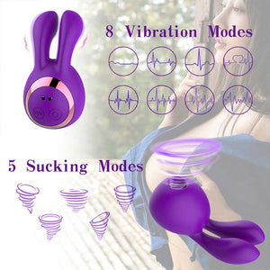 SUCCIONADOR DE CLÍTORIS | CON VIBRACIÓN | RABBIT DiiP Secret - DiiP Secret Sex Shop Ecuador
