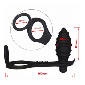 VIBRADOR DE PRÓSTATA CON ANILLO PARA EL PENE | ADAM DiiP Secret - DiiP Secret Sex Shop Ecuador